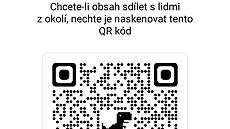 QR kód v mobilním Chromu