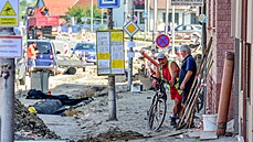 Práce na d�le�itém pr�tahu ovlivnily �ivot v Kunovicích.