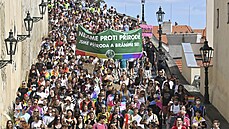 Prahou v sobotu prošel průvod Reclaim Pride – pochod za rovnost. (7. srpna 2021) | na serveru Lidovky.cz | aktuální zprávy