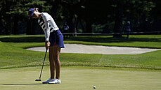 Americká golfistka Nelly Kordová v prbhu olympijského turnaje. (5. srpna 2021)
