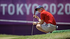 Klára Spilková během třetího kola olympijského turnaje. (6. srpna 2021)