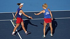 Tenistky Krejíková a Siniaková mají zlato. (1. srpna 2021)
