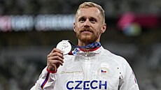 Stíbrný otpa Jakub Vadlejch. LOH 2020, 7. srpna 2021