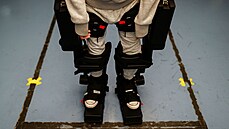 Robotický inenýr Jean-Louis Constanza vyrobil exoskelet pro svého...