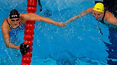 Velké rivalky z bazénu: Amerianka Katie Ledecká a Australanka Ariarne Titmusová