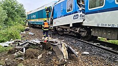 Ve středu po osmé hodině ráno se na Domažlicku srazily dva vlaky. (4. srpna... | na serveru Lidovky.cz | aktuální zprávy