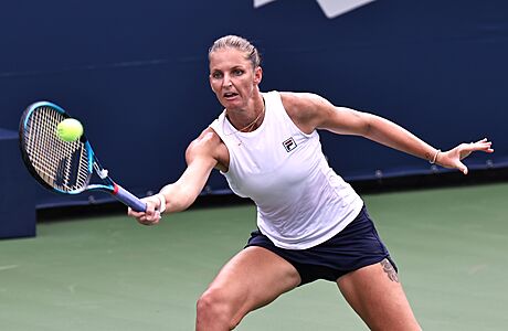 Karolína Plíková ve druhém kole turnaje v Montrealu.