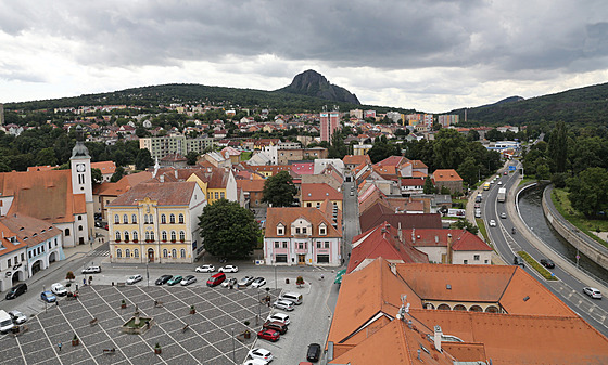 Centrum Bíliny na Teplicku.