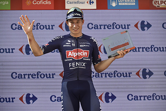 Jasper Philipsen z týmu Alpecin-Fenix zvítzil ve druhé etap na Vuelt.