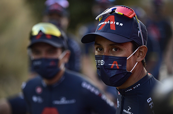 Egan Bernal ped startem Vuelty.