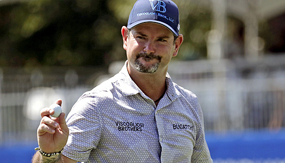 Rory Sabbatini po úspném patu ve druhém kole turnaje Wyndham Championship v...