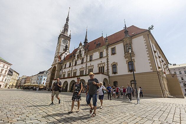Budova olomoucké radnice na tamním Horním námstí