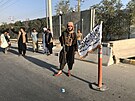 Bojovníci Tálibánu v Kábulu (16. srpna 2021)