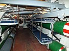 Pobyt na ponorce není nic pro klaustrofobiky, spí se mezi torpédy.
