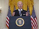 Americký prezident Joe Biden promluvil o situaci v Afghánistánu. (16. srpna...