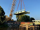 Jeáb odstranil stoletý most v Horovském Týnu