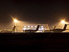 Nmecké airbusy A400M na letecké základn Wunstorf u Hannoveru jsou pipraveny...