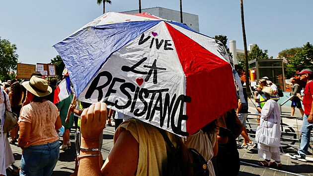 Lid ve Francii protestuj proti covidpasm. (14. srpna 2021)