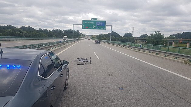 idii spadlo jzdn kolo z nosie na dlnici D3 u Sobslavi.