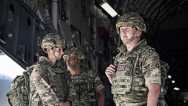 Britt vojci nasazen do evakuan operace v Kbulu (15. srpna 2021)
