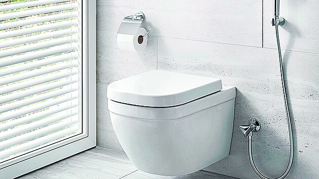 Obl splachovac tlatko Arena Cosmopolitan S dopluje zvsn WC Euro Ceramic se sedtkem a poklopem softclose.