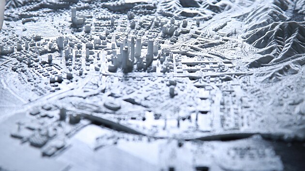Mapa hry GTA V vytvoen pomoc 3D tisku
