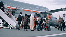 Přílet evakuačního letu z Kábulu do Česka (16. srpna 2021)