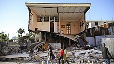 Domy v haitském městě Les Cayes poničené zemětřesením (14. srpna 2021) | na serveru Lidovky.cz | aktuální zprávy