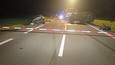 Tragická nehoda uzavela silnici u Brumova-Bylnice.