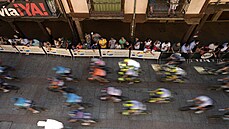 Cyklisté pi 4. etap na Vuelt