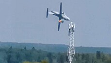 U Moskvy se zítil prototyp ruského vojenského transportního letounu Iljuin...