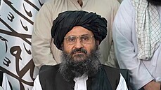 Spoluzakladatel Tálibánu Abdal Ghání Baradar (15. srpna 2021)