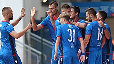 Plzeská radost v úvodním utkání 4. pedkola Konferenní ligy proti CSKA Sofie,...