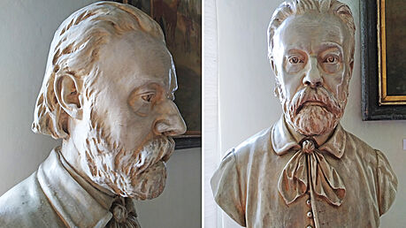 Pouze z levé strany. Bedich Smetana se nechával portrétovat pouze z levé...