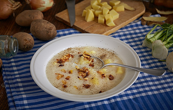 Nové kuchaky pedstaví tradiní slovácké pokrmy. Na snímku kvaková polévka.