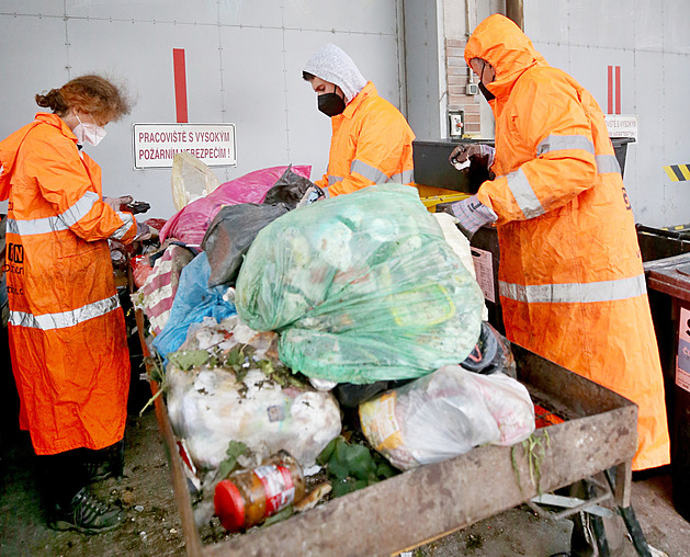 Výzkumníci z Mendely univerzity rozebrali odpad z 900 brnnských domácností na...