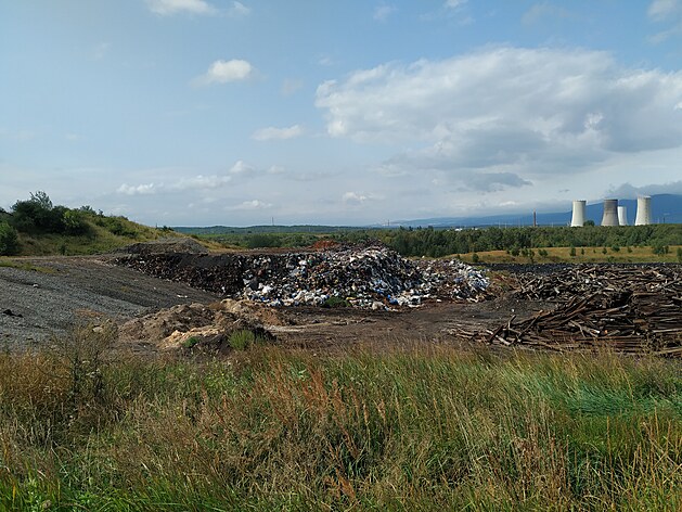 Skládka nebezpeného odpadu spolenosti Celio u Litvínova