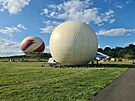 Klasická síová konstrukce plynového balonu Pohár Gordona Bennetta 2021, Toru,...