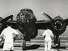 Bombardér B-25 Mitchell pouívaný k testm v Utahu