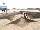 Archeologický výzkum dlouhé mohyly z období starího eneolitu (pozdní doba...
