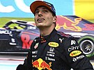 Max Verstappen, vítz kvalifikace na Velkou cenu Belgie