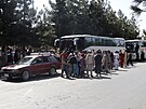 Stovky lidí ekají v Afghánistánu na evakuaci. (27. srpna 2021)