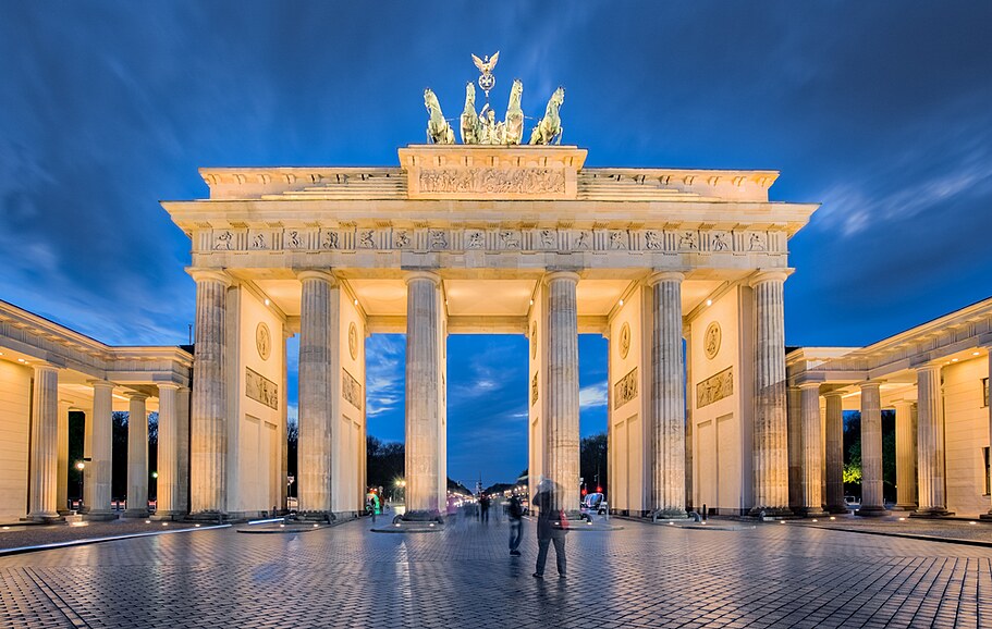 Braniborská brána v Berlíně. Ilustrační snímek.