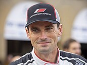 Jan Kopecký na startu Barum Czech Rally Zlín 2021.