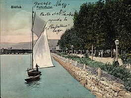 V�bec první reklama na rekreaci u Balatonu se pak objevila v roce 1866 v...