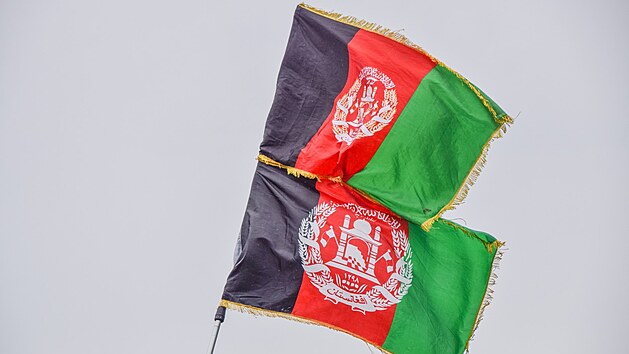 Vlajka Afghnistnu (21. srpna 2021)