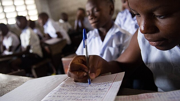 V roce 2018 v Kongu do školy nechodilo okolo šesti milionů dětí - téměř jedno ze čtyř. (7. září 2016)