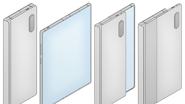 Patent Samsungu na skládací smartphone opatřený současně i vysouvacím mechanismem