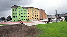 Nově opravené domy v chebské Wolkerově ulici. | na serveru Lidovky.cz | aktuální zprávy