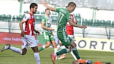 Utkání 5. kola první fotbalové ligy FK Pardubice - Bohemians Praha 1905:...